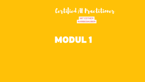 Modul 1 CAP – Spare 50% Zeit mit KI