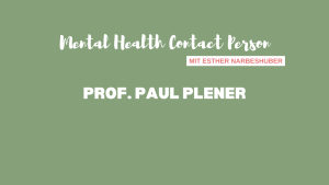 Prof. Paul Plener